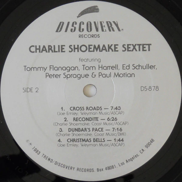 Charlie Shoemake Sextet – Cross Roads (E/NM) – LP, US 1982 - Image 3
