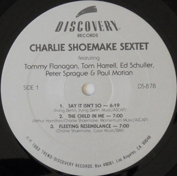 Charlie Shoemake Sextet – Cross Roads (E/NM) – LP, US 1982 - Image 4