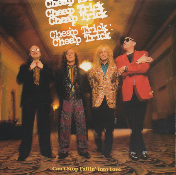 Cheap Trick – Can't Stop Fallin' Into Love (E/VG+) – 7", AU 1990