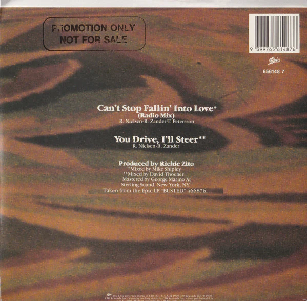 Cheap Trick – Can't Stop Fallin' Into Love (E/VG+) – 7", AU 1990 - Image 2