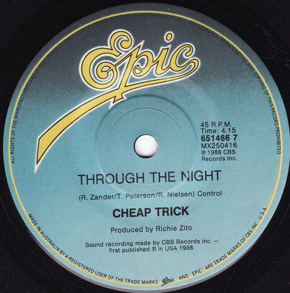 Cheap Trick – The Flame (VG+/VG+) – 7", AU 1988 - Image 3