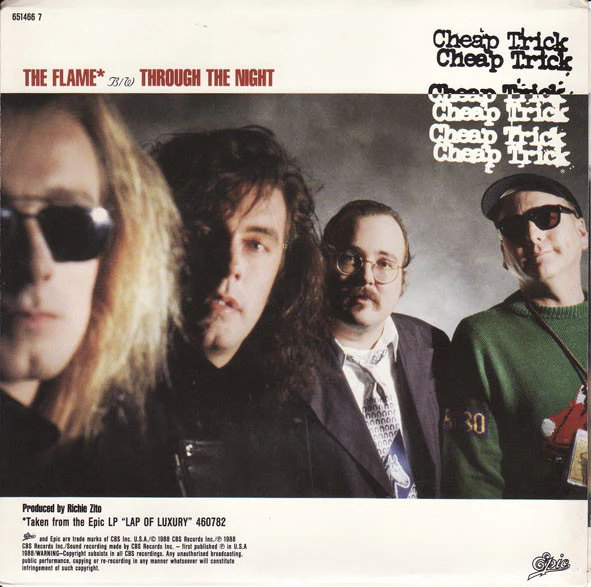 Cheap Trick – The Flame (VG+/VG+) – 7", AU 1988 - Image 4