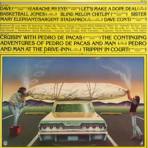 Cheech & Chong – Cheech & Chong's Greatest Hit (VG+/VG+) – LP, AU 1981 - Image 2