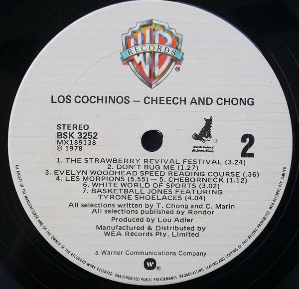 Cheech & Chong – Los Cochinos (VG/VG+) – LP, AU 1978 - Image 6