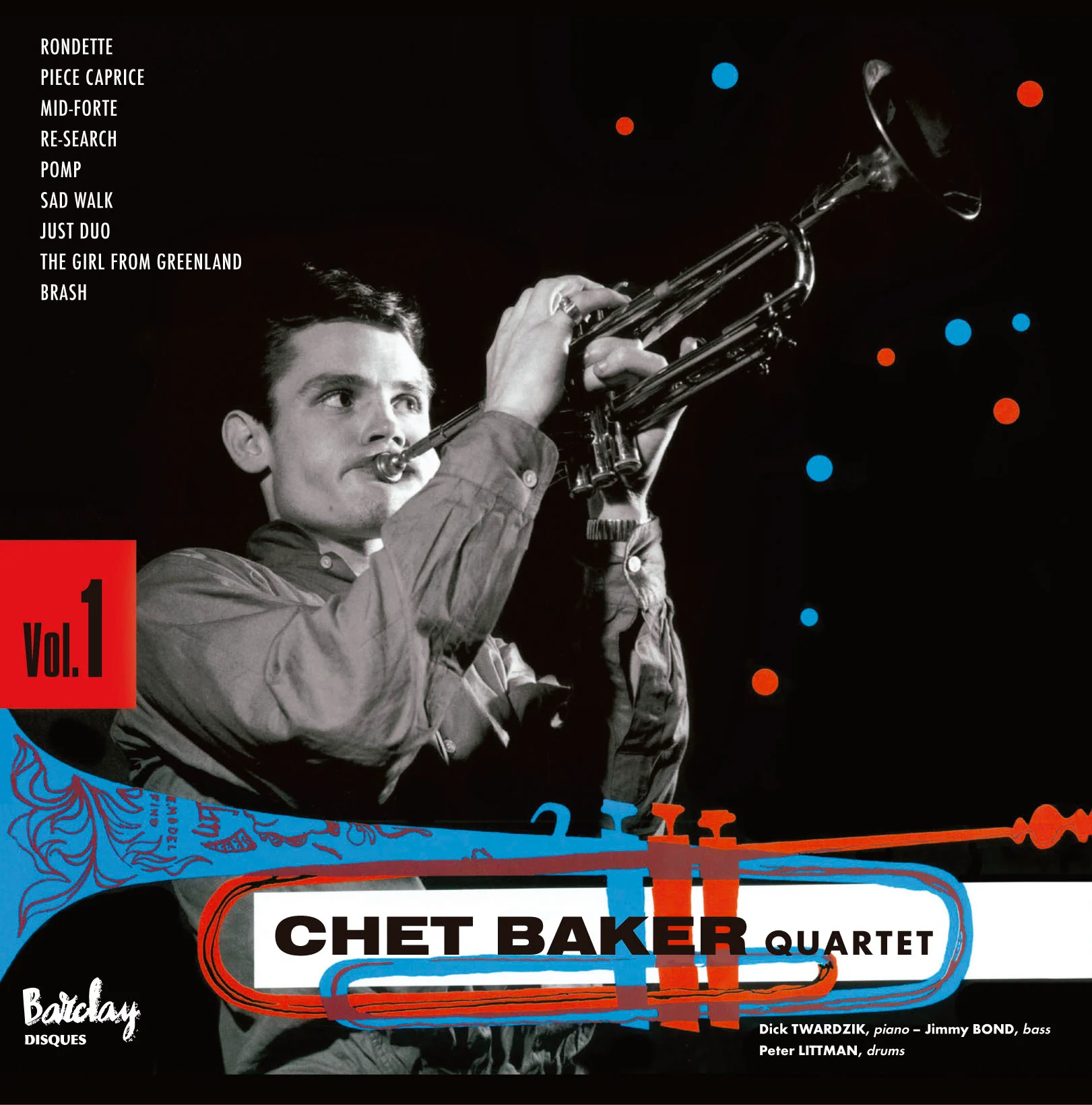Chet Baker Quartet – Chet Baker in Paris, Vol 1 – Barclay – 1955 (Sam Records)