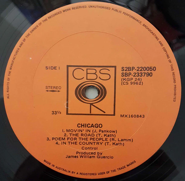 Chicago – Chicago (VG/VG+) – 2xLP, AU - Image 5