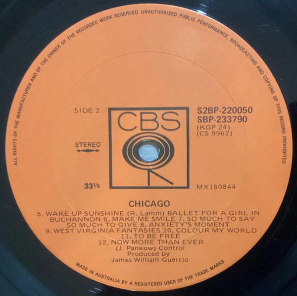 Chicago – Chicago (VG/VG+) – 2xLP, AU - Image 6