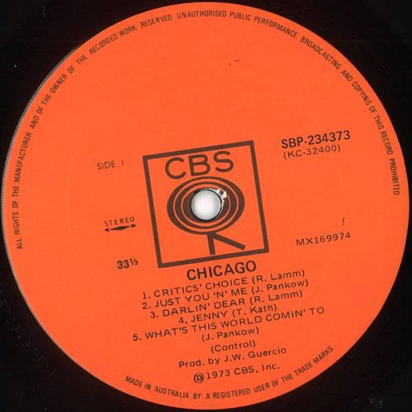 Chicago – Chicago VI (VG/VG+) – LP, AU 1973 - Image 2