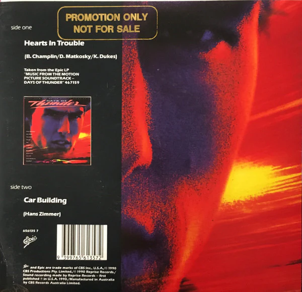 Chicago – Hearts In Trouble (VG+/VG+) – 7", AU 1990 - Image 2
