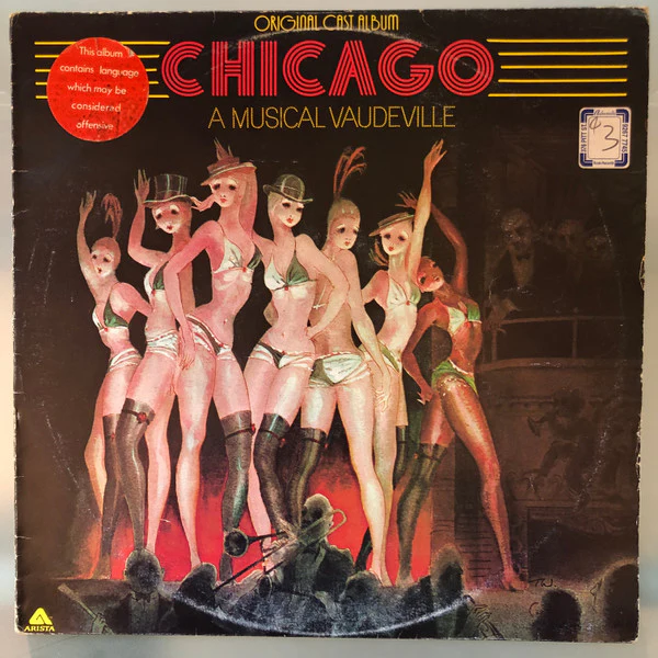 "Chicago" Original Broadway Cast – Chicago (A Musical Vaudeville) (VG+/VG+) – LP, AU