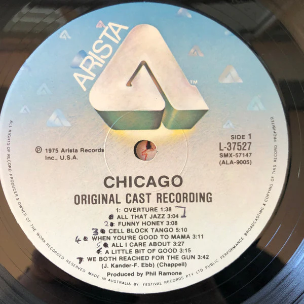 "Chicago" Original Broadway Cast – Chicago (A Musical Vaudeville) (VG+/VG+) – LP, AU - Image 3
