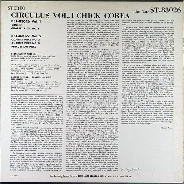 Chick Corea – Circulus Vol. 1 (E/E) – LP, JP 1978, With OBI - Image 4