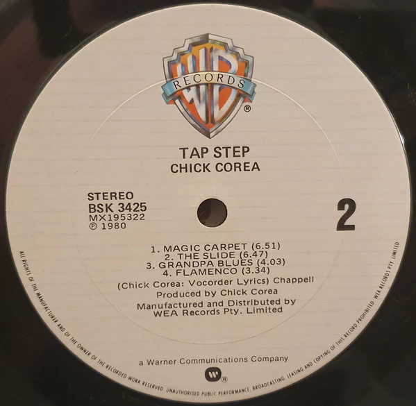 Chick Corea – Tap Step (E/VG+) – LP, AU 1980 - Image 4