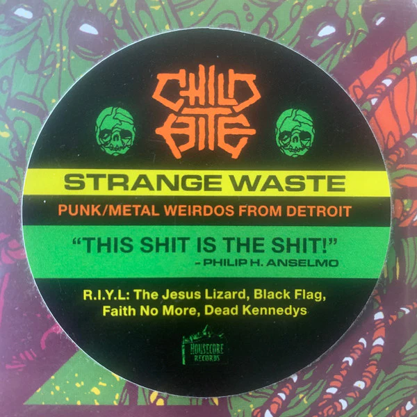 Child Bite – Strange Waste (VG+/VG+) – 7", US 2015 - Image 3