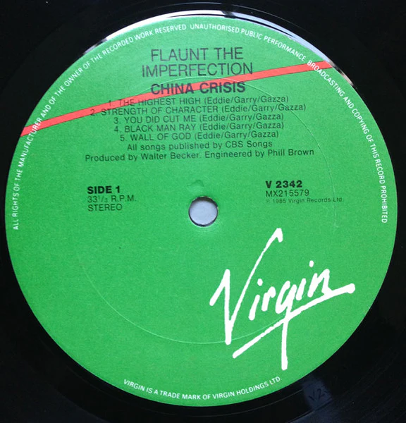 China Crisis – Flaunt The Imperfection (VG/VG) – LP, AU 1985 - Image 6