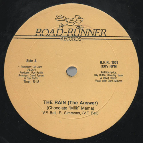 Chocolate "Milk" Mama – The Rain (The Answer) (VG/Generic) – 12", US 1987
