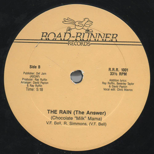Chocolate "Milk" Mama – The Rain (The Answer) (VG/Generic) – 12", US 1987 - Image 2
