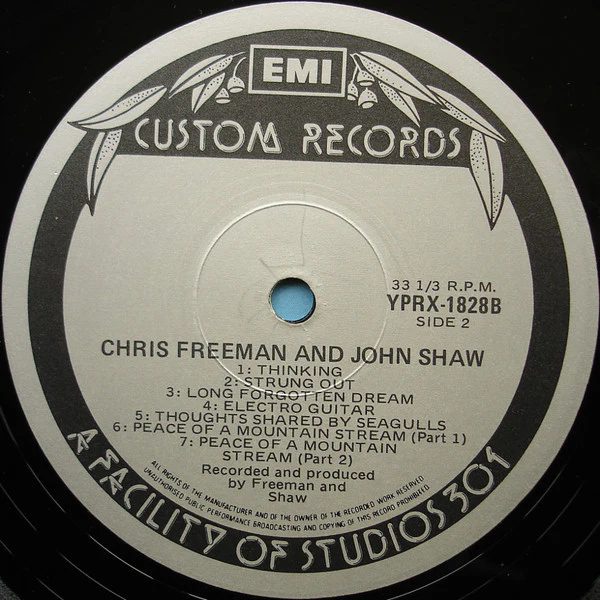Chris Freeman, John Shaw – Chris Freeman And John Shaw (VG+/VG+) – LP, AU 1981 - Image 4