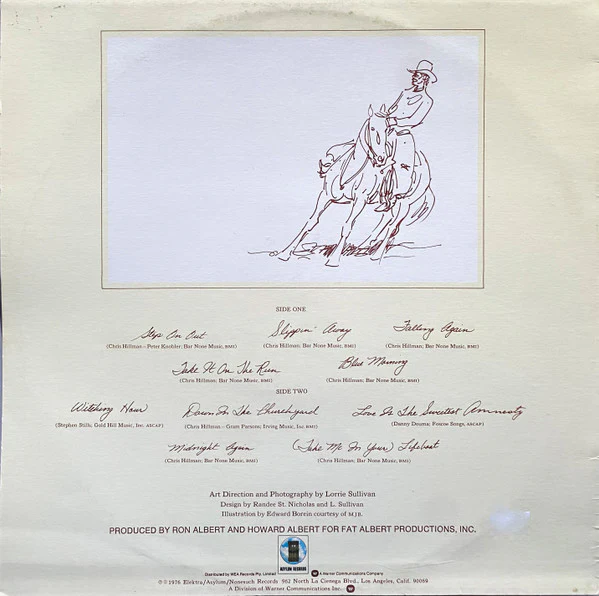 Chris Hillman – Slippin' Away (VG+/VG+) – LP, AU 1976 - Image 2