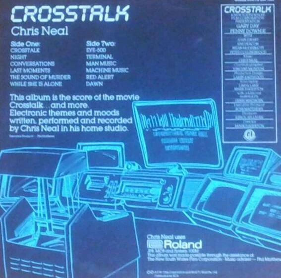 Chris Neal – Crosstalk (VG+/VG) – LP, AU 1982 - Image 2