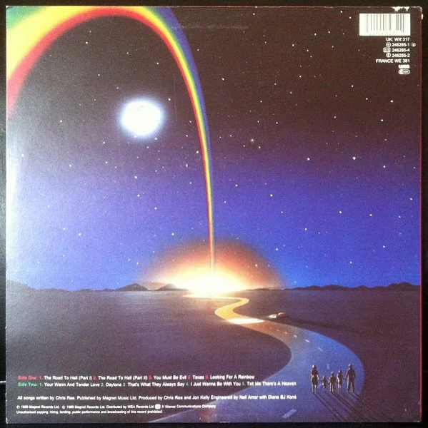 Chris Rea – The Road To Hell (VG+/VG+) – LP, EU 1989 - Image 2