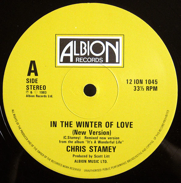 Chris Stamey – Winter Of Love (VG/VG+) – 12", UK 1983 - Image 3
