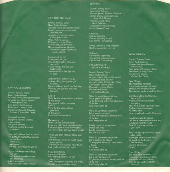 Christopher Cross – Christopher Cross (VG+/VG+) – LP, DE 1979 - Image 5