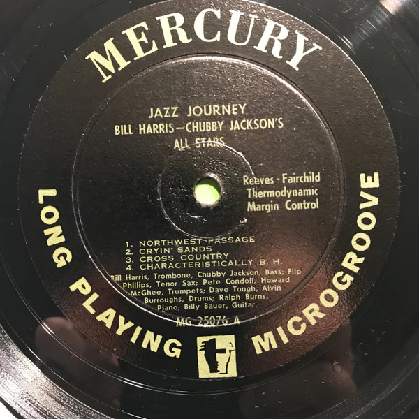 Chubby Jackson & Bill Harris All-Stars – Jazz Journey (VG/VG) – 10", US 1950 - Image 3