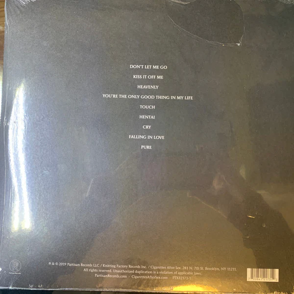 Cigarettes After Sex – Cry (E/E) – LP, US 2019 - Image 2