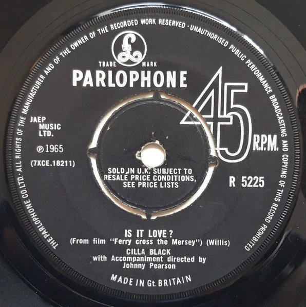 Cilla Black – You've Lost That Lovin' Feelin' (VG+/Generic) – 7", UK 1965 - Image 2