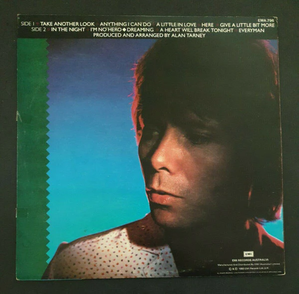 Cliff Richard – I'm No Hero (VG+/VG+) – LP, AU 1980 - Image 2
