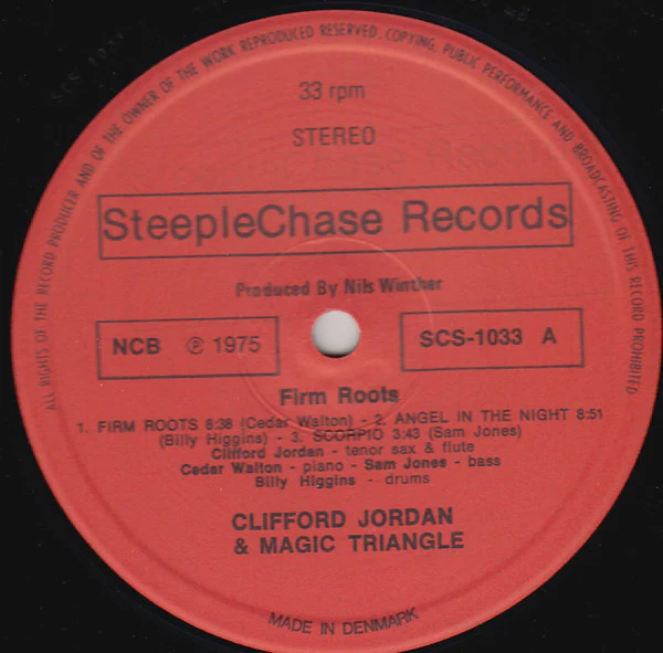 Clifford Jordan And The Magic Triangle – Firm Roots (VG+/VG+) – LP, DK 1975 - Image 3