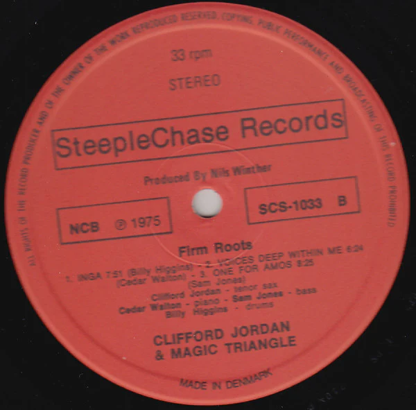 Clifford Jordan And The Magic Triangle – Firm Roots (VG+/VG+) – LP, DK 1975 - Image 4