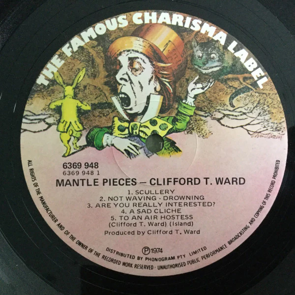 Clifford T. Ward – Mantle Pieces (E/VG+) – LP, AU 1974 - Image 4