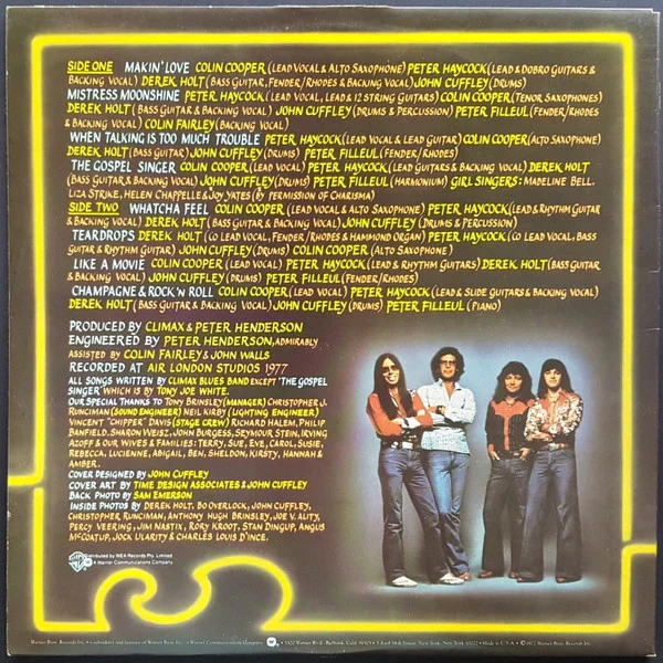Climax Blues Band – Shine On (VG+/VG) – LP, AU 1978 - Image 2