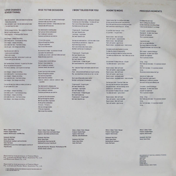 Climie Fisher – Everything (VG+/VG+) – LP, AU 1988 - Image 4
