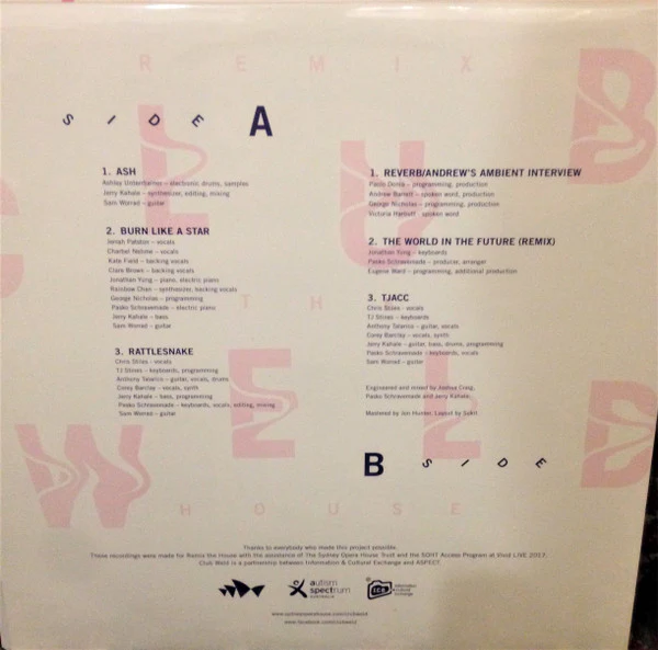 Club Weld – Remix The House (VG+/VG+) – 12", AU 2017 - Image 2