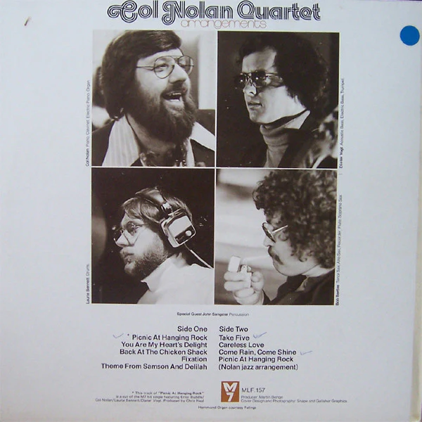 Col Nolan Quartet – Arrangements (E/VG+) – LP, AU 1976 - Image 2