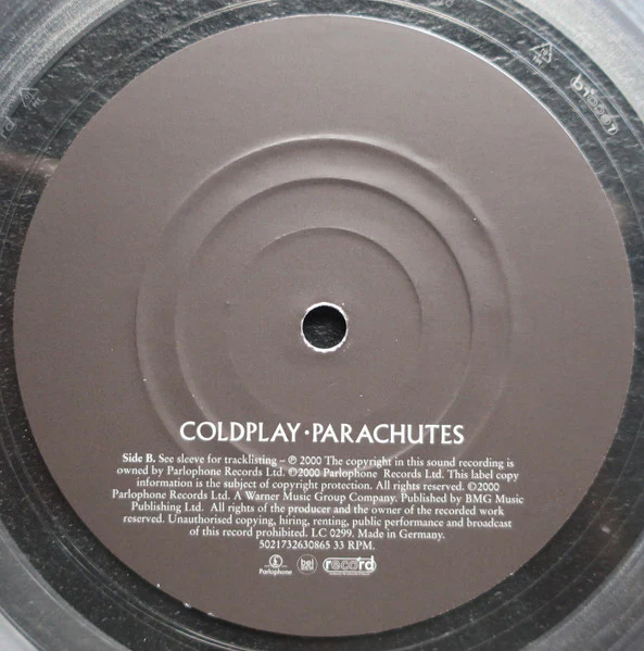 Coldplay – Parachutes (M/E) – LP, Worldwide 2025 - Image 7