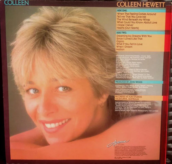 Colleen Hewett – Colleen (VG+/VG+) – LP, AU 1983 - Image 3