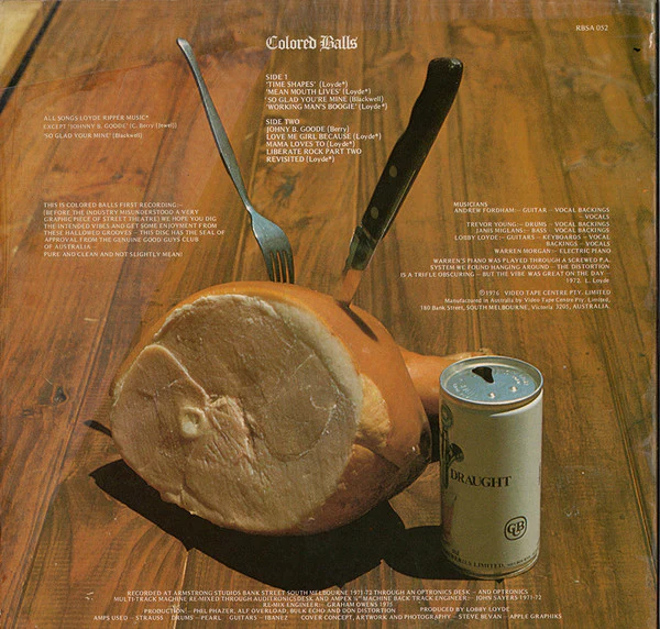Coloured Balls – "The First Supper Last", Or Scenes We Didn't Get To See (E/VG+) – LP, AU 1976 - Image 2