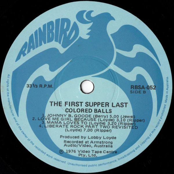 Coloured Balls – "The First Supper Last", Or Scenes We Didn't Get To See (E/VG+) – LP, AU 1976 - Image 4