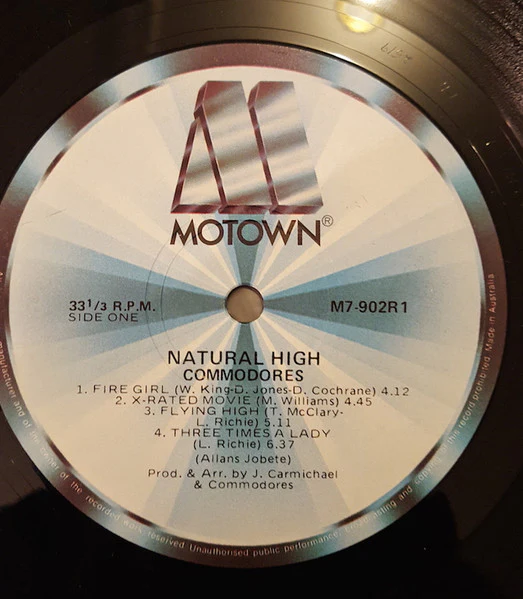 Commodores – Natural High (VG+/VG) – LP, AU 1978 - Image 3