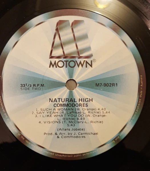 Commodores – Natural High (VG+/VG) – LP, AU 1978 - Image 4