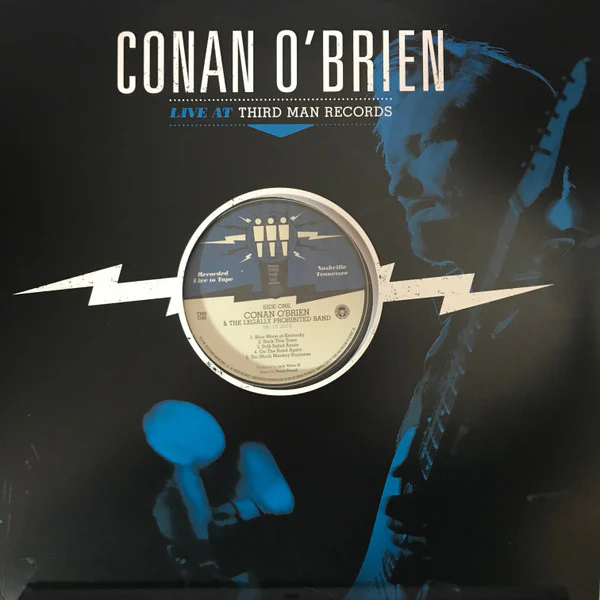 Conan O'Brien, The Legally Prohibited Band – Live At Third Man (VG+/VG+) – LP, US