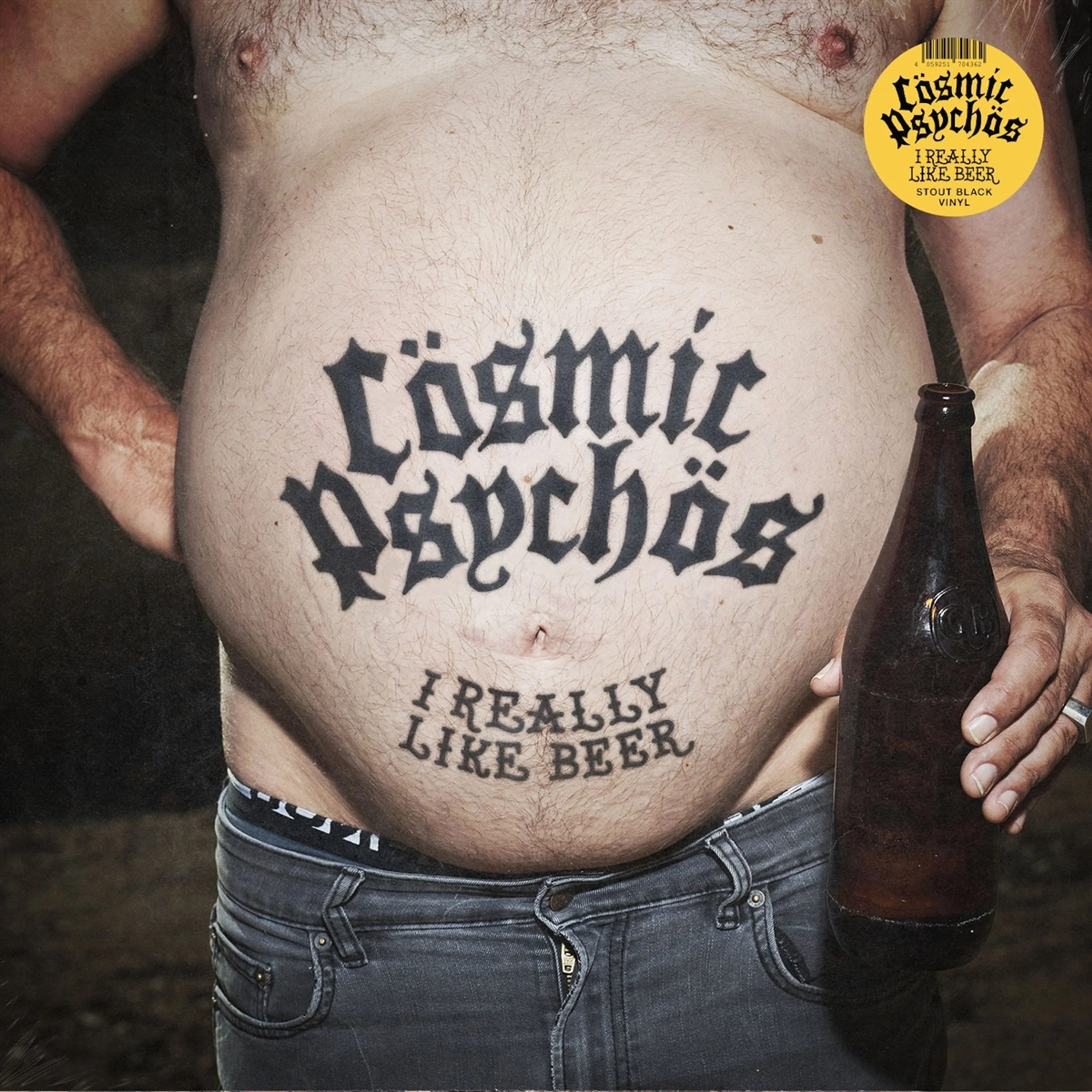 Cosmic Psychos – I Really Like Beer (Black Stout Vinyl) - Image 2