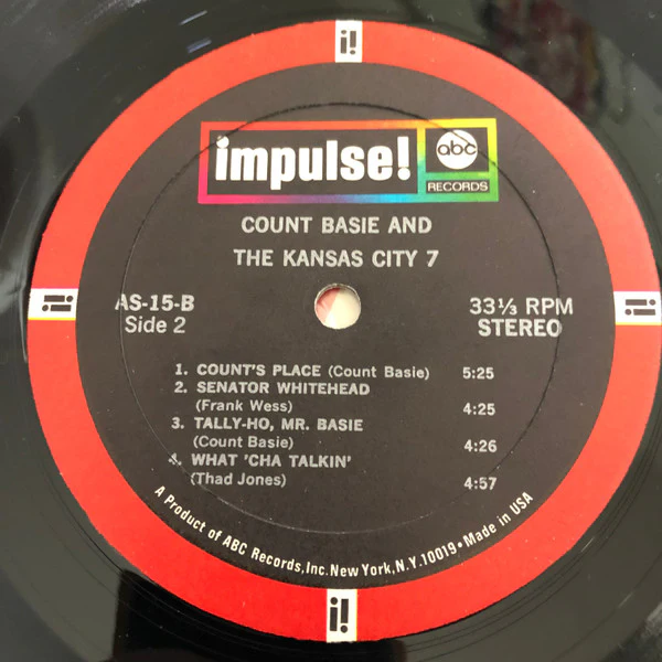Count Basie And The Kansas City Seven – Count Basie And The Kansas City 7 (VG+/VG) – LP, US 1968 - Image 4