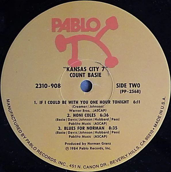 Count Basie – Kansas City 7 (VG/VG) – LP, US 1984 - Image 4