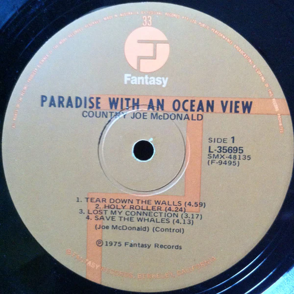 Country Joe McDonald – Paradise With An Ocean View (E/VG+) – LP, AU 1975 - Image 4