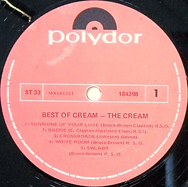 Cream – Best Of Cream (VG+/VG+) – LP, AU 1969 - Image 3